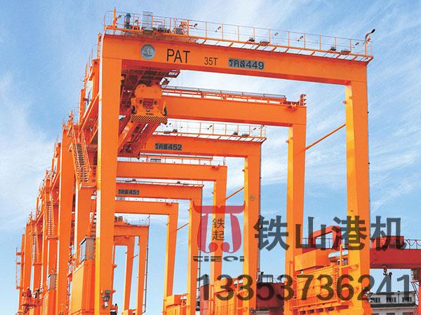 安徽蕪湖輪胎式集裝箱龍門吊廠家輪胎式集裝箱龍門吊易于維修和保養