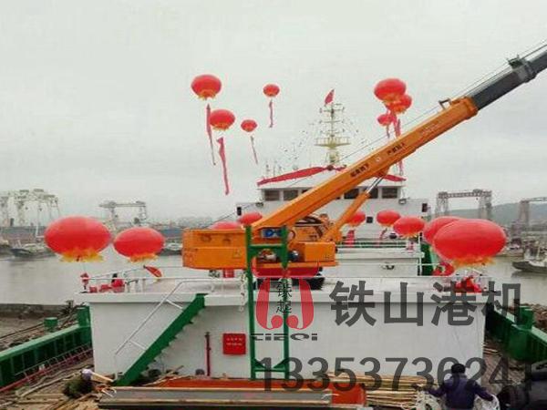 上海船用起重機廠家 液壓驅動系統視線船舶精準裝卸穩定